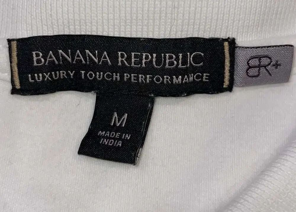 Banana Republic Luxury Touch Performance Polo Shirt White Men’s Medium